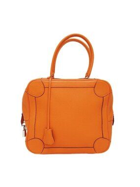 Hermes Omnibus Handbag Orange H Stamp Manufactured Around 2004